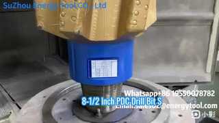 Сверло PDC 8-1/2 дюйма, стальной корпус IADC S323